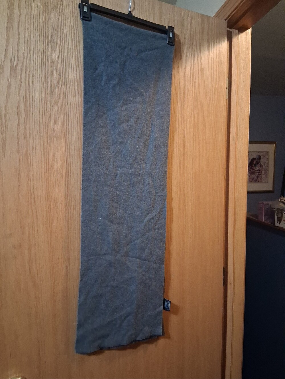 authentic luxury RIMOWA grey scarf. luxury blend 60% Cashmere 40% Wool Germany